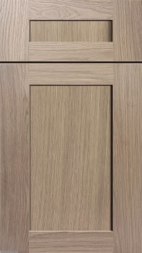 ROC Cabinetry Shaker Cotton Oak cabinet door sample, available in West Palm Beach, FL