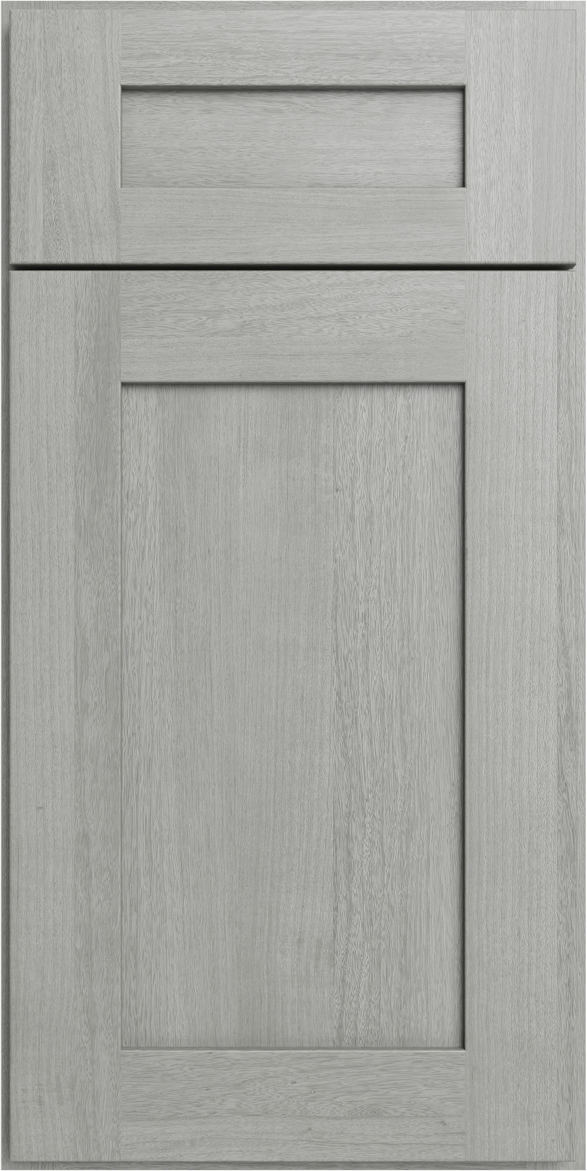 Forevermark Nova Light Grey Shaker cabinet door sample, available in West Palm Beach, FL