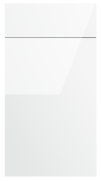 ROC Cabinetry Gramercy White cabinet door sample, available in West Palm Beach, FL