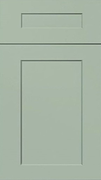 ROC Cabinetry Shaker Jade Green cabinet door sample, available in West Palm Beach, FL