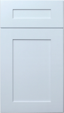 ROC Cabinetry Shaker White cabinet door sample, available in West Palm Beach, FL