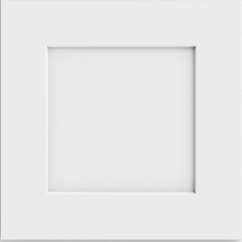 Ideal Cabinetry Danville Polar White cabinet door sample, available in West Palm Beach, FL