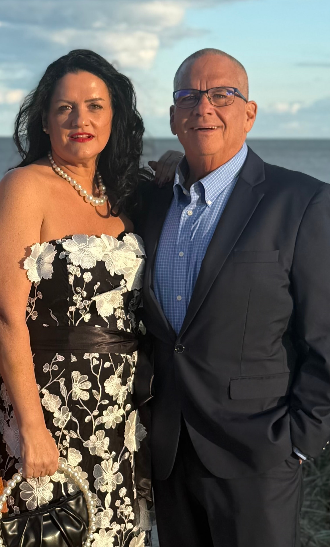 Joe Grushkin, CEO and President of Universal Factory Direct, with fiancée Jacqueline in Palm Beach County, FL