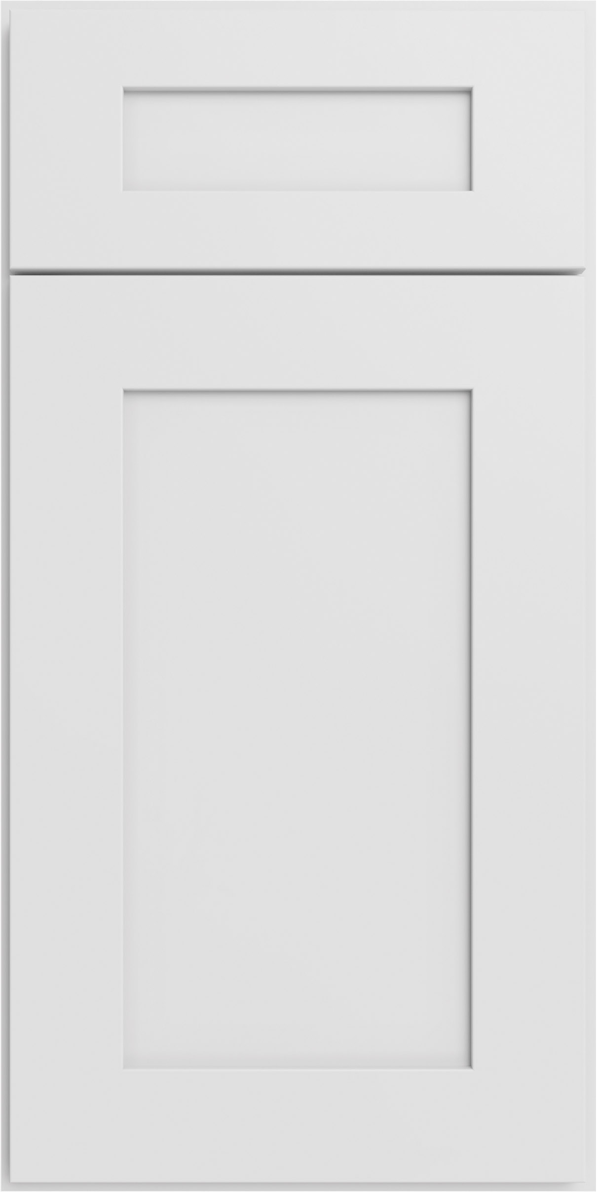 Forevermark Ice White Shaker cabinet door sample, available in West Palm Beach, FL