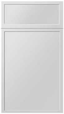 ROC Cabinetry Newtown Origami White cabinet door sample, available in West Palm Beach, FL